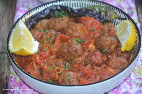 Boulettes de boeuf libanaises