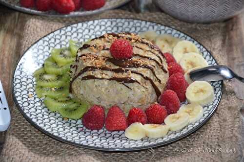 Bowl cake sain au son d'avoine