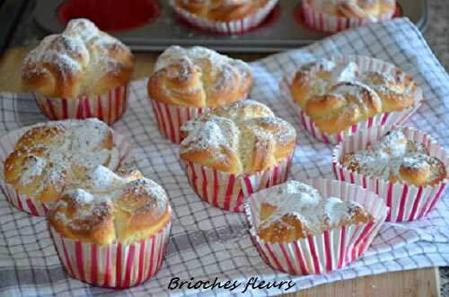 Brioche en forme de fleur