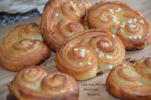 Brioches feuilletées en palmiers