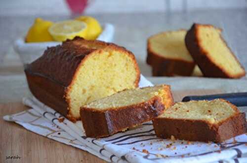 Cake à l'huile d'olive et au citron