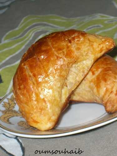 Chaussons feuilletés à la viande hachée