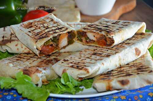 Chawarma au poulet (le sandwich libanais) - Le Sucré Salé d'Oum Souhaib