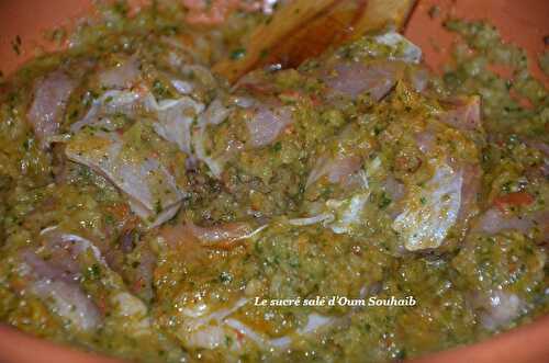 Chermoula (marinade marocaine pour poisson et poulet) - Le Sucré Salé d'Oum Souhaib