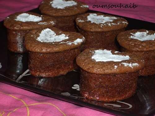 Cœur moelleux au chocolat et son coeur coulant