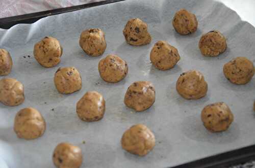 Cookies au beurre salé et pépites de chocolat