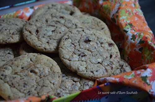 Cookies moelleux : recette facile et rapide - Le Sucré Salé d'Oum Souhaib