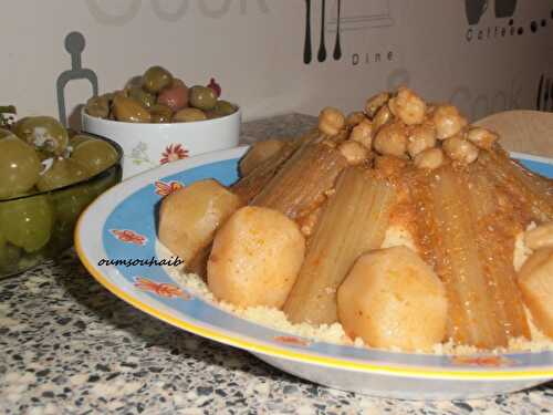 Couscous aux cardons de l'aid!!