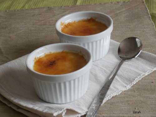 Crème brulée vanillée