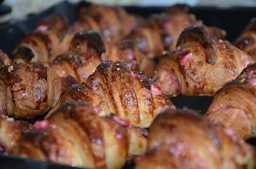 Croissants aux pralines roses de Mounir Meilleur patissier