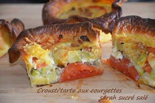 Crousti' tarte aux courgettes