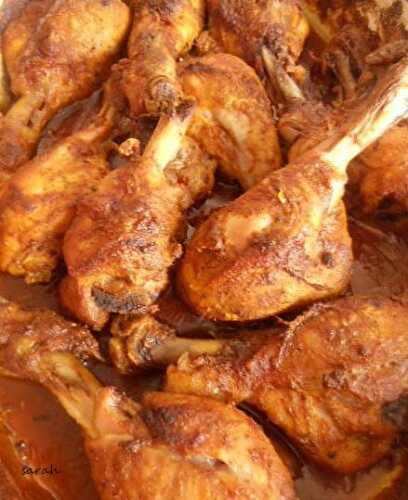 Cuisine indienne poulet tandoori - Le Sucré Salé d'Oum Souhaib