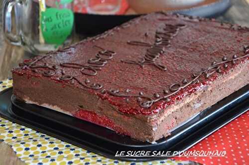 Entremet chocolat framboise de Christophe Felder