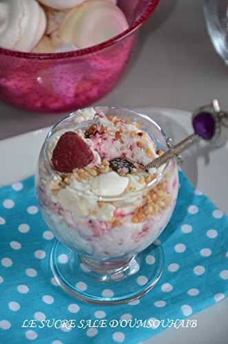 Eton mess aux framboises