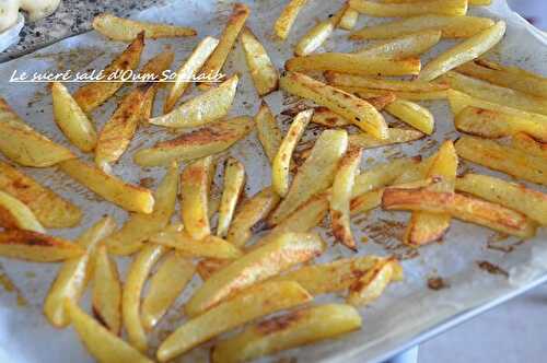 Frites maison au four