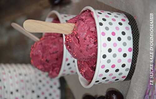 Frozen yogurt aux cerises