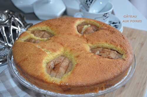 Gâteau aux poires fraiches