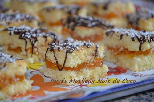 Gateaux algeriens pavés moelleux à la noix de coco