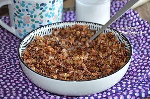 Granola maison au chocolat healthy