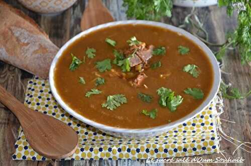 Harira de Tlemcen recette au levain