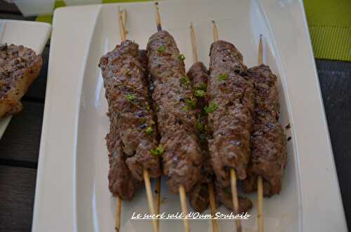 Kefta marocaine au barbecue