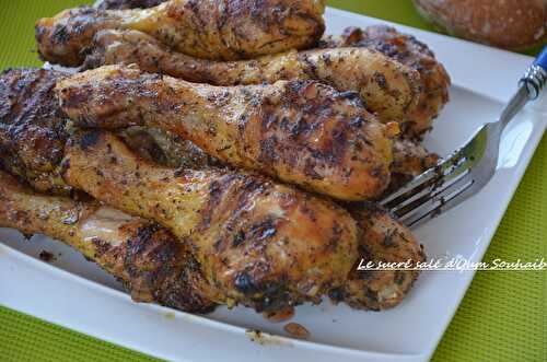 Marinade pour pilons de poulet au barbecue ou au four - Le Sucré Salé d'Oum Souhaib