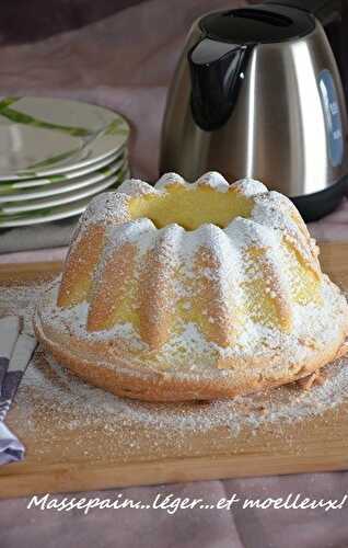 Massepain gâteau léger et moelleux