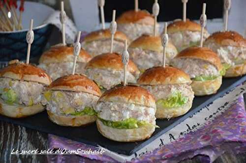 Mini burger froid au thon