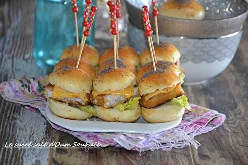 Mini burger poisson (recette fish burger)