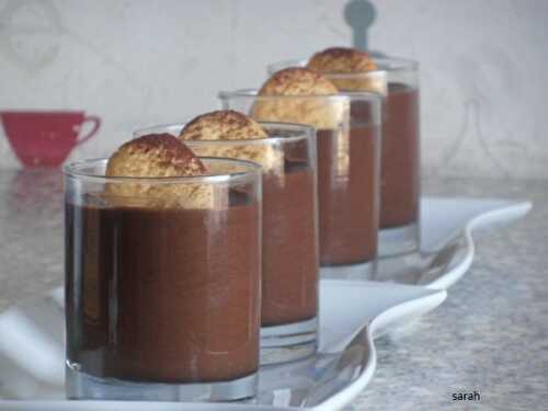 Onctueuse mousse au chocolat en verrine