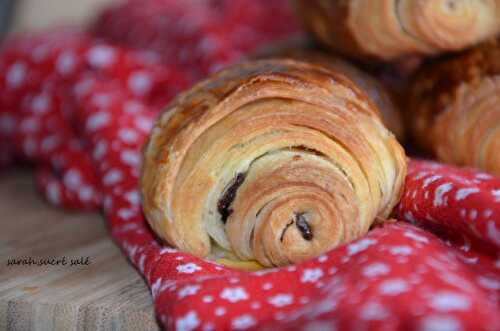 Pains au chocolat au beurre salé