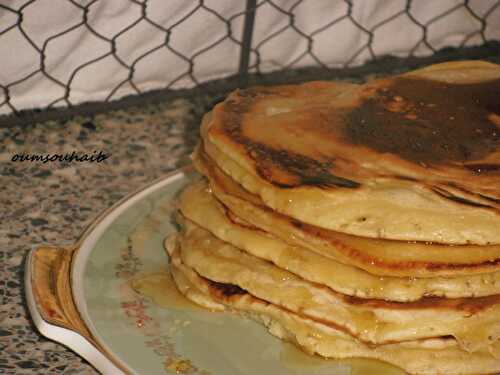 Pancakes au miel à l'americaine