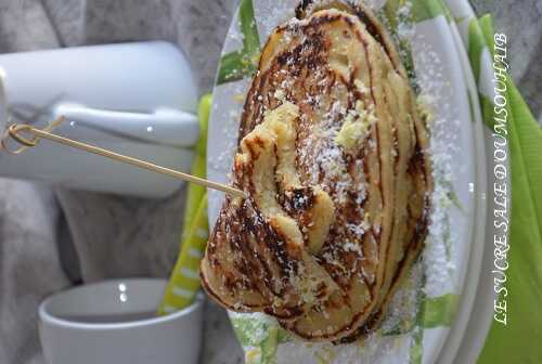 Pancakes citron et noix de coco - Le Sucré Salé d'Oum Souhaib