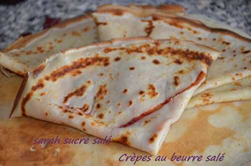 Pâte à crêpe au beurre salé