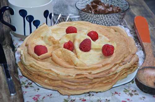 Pâte à crêpes légère au monsieur cuisine - Le Sucré Salé d'Oum Souhaib