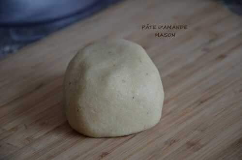 Pâte d'amande maison