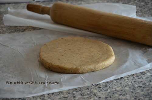 Pâte sablée aux noisettes