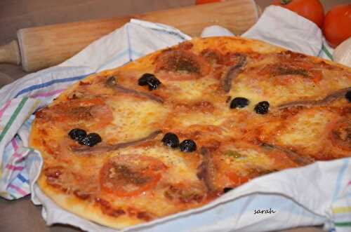 Pizza sicilienne aux anchois