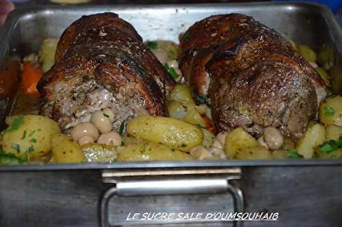 Poitrine de veau farcie au four