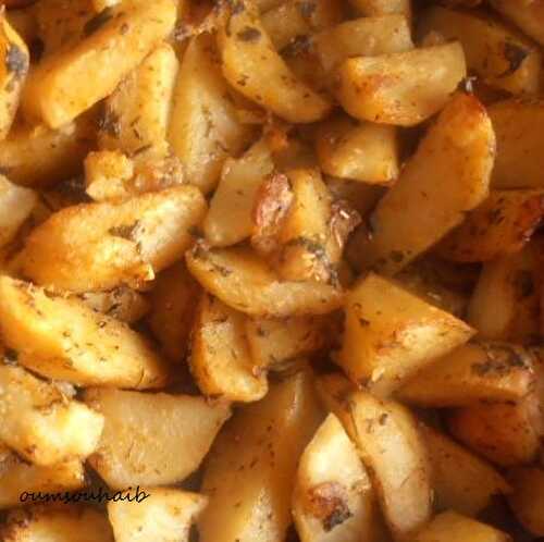 Pommes de terre au four express paprika et fines herbes - Le Sucré Salé d'Oum Souhaib