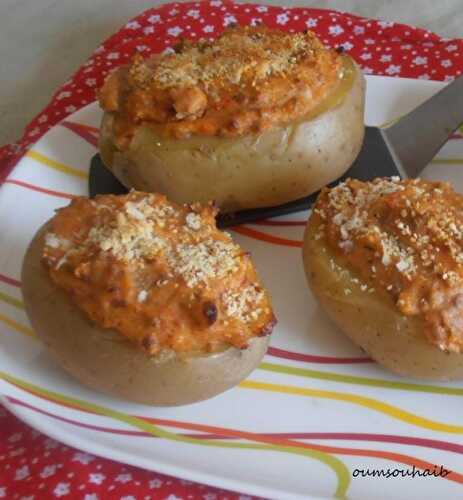 Pommes de terre farcies au boeuf et parmesan