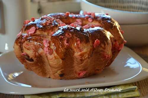 Recette brioche aux pralines facile