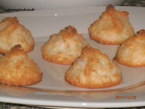 Rochers à la noix de coco pour 1 tour en cuisine