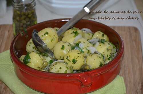 Salade de pommes de terre aux câpres - Le Sucré Salé d'Oum Souhaib