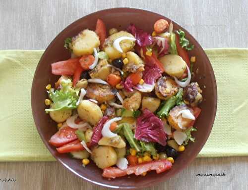Salade de pommes de terre sautées à ma façon - Le Sucré Salé d'Oum Souhaib