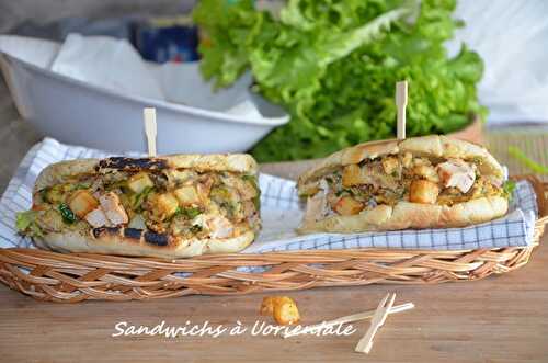 Sandwich frites omelette à l'orientale - Le Sucré Salé d'Oum Souhaib