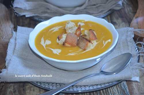 Soupe de butternut au monsieur cuisine