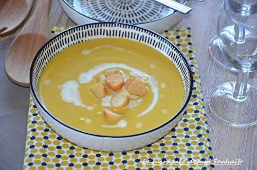 Soupe de citrouille et pomme de terre