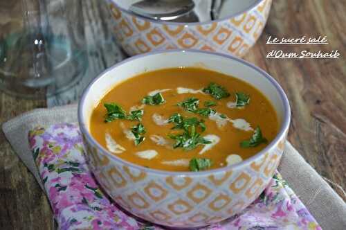 Soupe de lentilles corail indienne