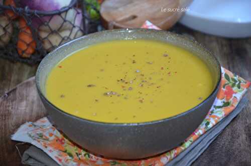 Soupe de navet poireau carotte et pomme de terre